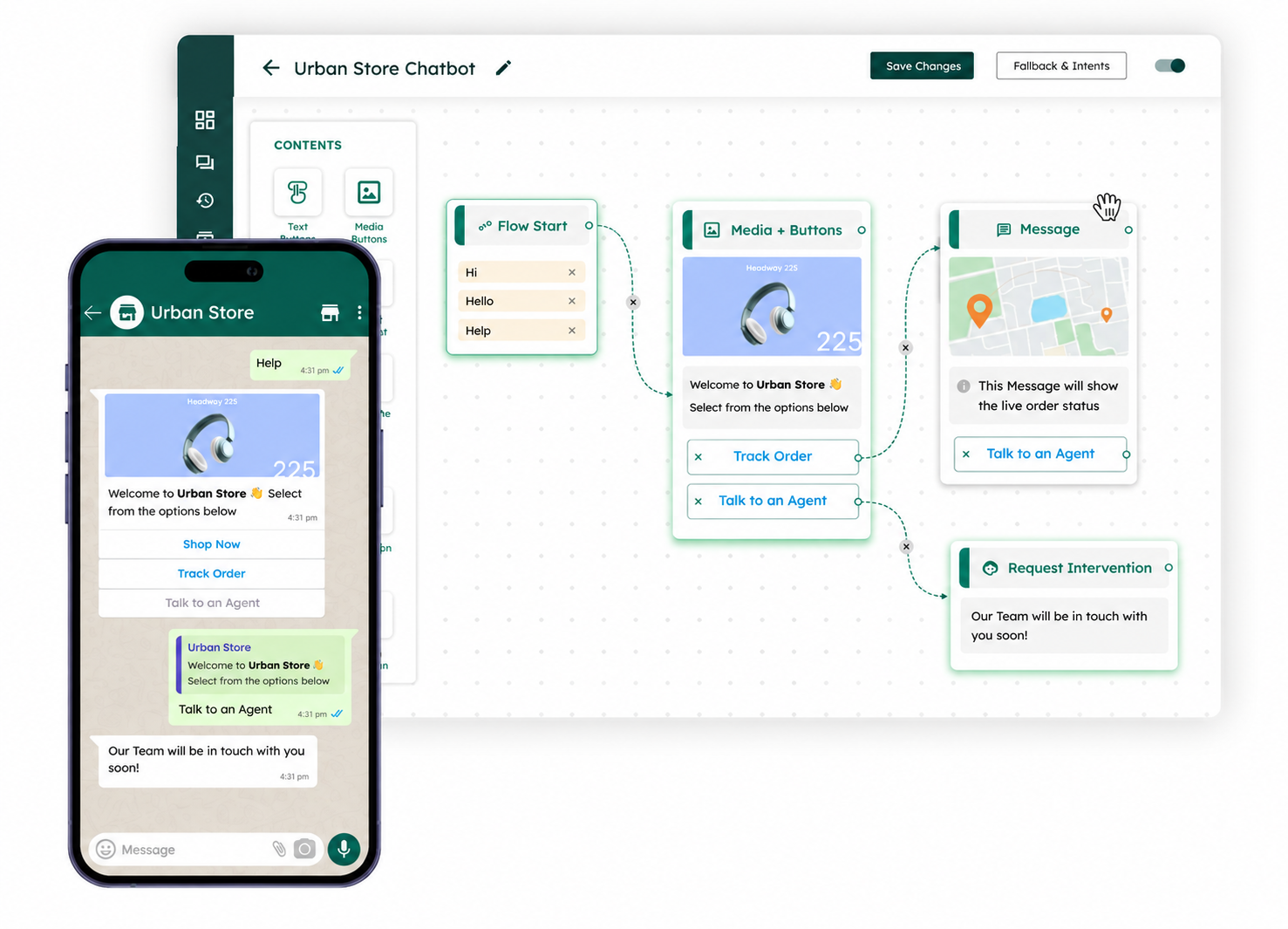 Build no-code Chatbot in minutes - Leadsbaker Flow Builder